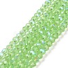 Electroplate Glass Beads Strands EGLA-A034-T6mm-L17-1