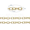 Brass Cable Chains CHC024Y-G-6