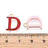 Rack Plating Alloy Enamel Pendants ENAM-T024-53D-G-3