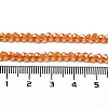 Electroplate Transparent Glass Beads Strands EGLA-A035-T3mm-A05-4