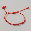 Nylon Cord Braided Bracelets for Men Women BJEW-WH0031-022A-1