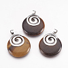 Natural & Synthetic Gemstone Pendants KK-F751-D-2