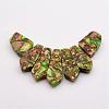 Assembled Bronzite and Imperial Jasper Beads Strands G-P297-L01-3