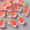 Transparent Enamel Acrylic Beads TACR-S155-002A-1