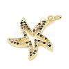 Brass Micro Pave Cubic Zirconia Pendants LS-KK-H525-01E-G-2