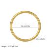 Simple Stainless Steel Plain Bangles for Women SL2328-5