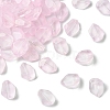 50Pcs Transparent Spray Paint Glass Beads GLAA-YW0004-50H-1