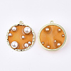 Epoxy Resin Pendants RESI-S365-84C-2