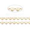 Textured Brass Handmade Link Chains CHC-G006-08G-1