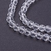 Faceted(32 Facets) Round Glass Beads Strands X-EGLA-J042-4mm-12-3