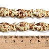 Synthetic Turquoise Beads Strands TURQ-F019-01E-5