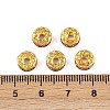 Brass Rhinestone Spacer Beads RB-A014-Z8mm-23G-2
