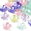 Spray Paint ABS Plastic Imitation Pearl Beads X-MACR-N013-002-1