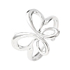 Adjustable 304 Stainless Steel Cuff Rings RJEW-D337-04P-2