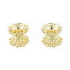Brass Double Bead Caps KK-N259-23-4