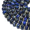Natural Lapis Lazuli Beads Strands G-P573-A44-01-3