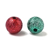 Spray Painted Acrylic Beads X-ACRP-Q018-8mm-M-3