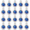 20Pcs Faceted Glass Charms RGLA-TADJ0001-01I-2