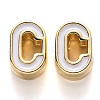 Rack Plating Alloy Enamel Beads ENAM-S122-033C-NR-1