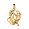 Ion Plating(IP) 304 Stainless Steel Pendants STAS-D165-14G-08-1