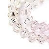 Gradient Color Baking Paint Glass Bead Strands DGLA-A039-T2mm-A01-3