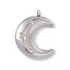 Non-Tarnish 304 Stainless Steel Pendants X-STAS-E173-01P-1