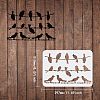 Large Plastic Reusable Drawing Painting Stencils Templates DIY-WH0202-187-2