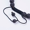 Adjustable Nylon Cord Braided Bead Bracelets BJEW-F308-57A-3