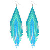 Bohemian Style Handmade Beaded Tassel Earrings for Women JF0314-6-1