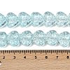 Transparent Glass Beads Strands GLAA-H038-01G-4