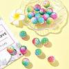 20Pcs Rainbow AB Resin Rhinestone Beads OACR-FS0002-33-7