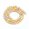 Synthetic Moonstone Beads Strands G-R375-6mm-A15-3