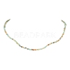 Glass Beaded Necklace with 304 Stainless Steel Clasps NJEW-JN04363-02-3