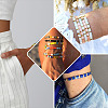 200Pcs 10 Colors Electroplate Glass Seed Beads SEED-CD0001-03B-7
