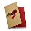 3 Sets Kraft Paper Greeting Cards AJEW-FS0001-27A-3