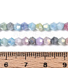 Ombre Effect Dyed Glass Beads Strands LS-GLAA-T025-4mm-09K-4