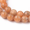 Natural Orange Quartz Beads Strands G-L528-01B-2