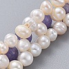 Natural Quartz(Dyed) Beads Bracelets BJEW-JB04604-05-3