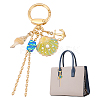 1Pc Zinc Alloy Shell Shape Keychains KEYC-NB0001-83-1