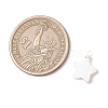 Natural Freshwater Shell Flower Star Heart Charms with Brass Bails PALLOY-JF05098-2