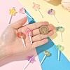 11Pcs Resin Pendants RESI-YW0005-45-3