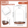 Glass Dome Cover AJEW-WH0270-199-2