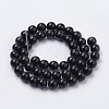 Natural Black Onyx Beads Strands G-S259-19-12mm-2