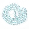 Baking Paint Transparent Glass Beads X1-DGLA-N011-10mm-05-2