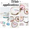 Resin Imitation Agate Coasters for Drinks MRMJ-CA0001-33-6