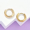 Ion Plating(IP) 304 Stainless Steel Huggie Hoop Earrings EJEW-F111B-13mm-G-1