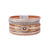 Bohemia Leather Multi-strand Bracelets with Evil Eye ST6266184-1