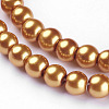 Glass Pearl Beads Strands HY-6D-B68-2