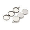 304 Stainless Steel Pendant Cabochon Settings STAS-K320-03B-P-2