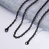 304 Stainless Steel Cable Chain Necklaces STAS-G170-13B-2
